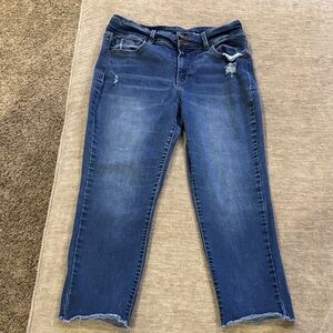 Time and Tru Distressed Blue Jeans